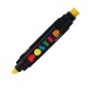 Marker permanent Fiorello Poster GR-1712, 2 capete - tesit 10mm / patrat 17mm - imagine 10