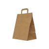 Punga hartie Colorarte 91134, 22x10x28cm, 70g/mp, kraft, manere din banda hartie, pentru catering