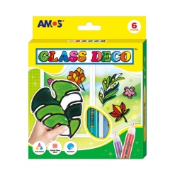 Set creatie AMOS GD10P6, Glass Deco, 6 culorix10.5ml