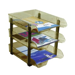 Alternative view of Tavita documente Ark 3093, 3 nivele, plastic, transparent