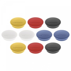 Magneti MAGNETOPLAN Discofix JUNIOR  34 mm, negru 10 buc/set