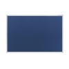 Panou textil MAGNETOPLAN SP rama aluminiu, 1200 x 900 mm, albastru