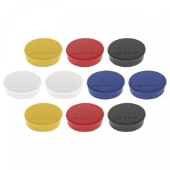 Magneti MAGNETOPLAN Discofix HOBBY 25 mm, albastru 10 buc/set