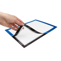 Folie magnetica MAGNETOPLAN autoadeziva rama albastra 2 buc/set