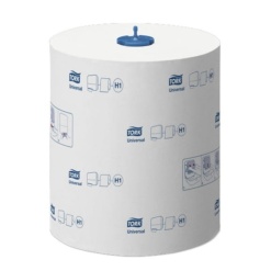Rola prosop autocut Tork matic sistem H1, 1 strat, alba, 1120 portii/rola, lungime rola 280m, 6 role/bax