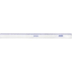 Rigla din plastic transparent, 50cm, DONAU