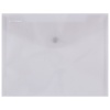Mapa PP protectie documente A5 landscape, inchidere cu capsa, 10/set, DONAU - fumuriu