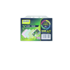 Suport PP, pentru carduri, 105x74mm, orizontal cu sistem de agatare, 10 buc/set, KEJEA - transp.