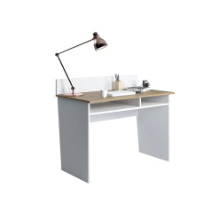 Birou Arma, 110 x 60 x 73 cm, PAL, alb-stejar