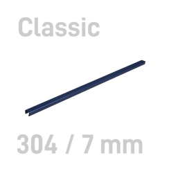 Sina metalica structura panzata, A4, 36-60 pag.( 7 mm) 10 buc/set, Metal -BIND OPUS - albastru