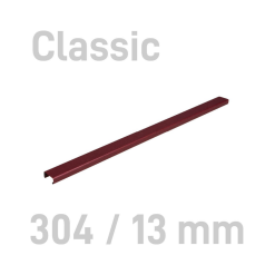 Sina metalica structura panzata, A4, 91-120 pag.(13 mm) 10 buc/set, Metal -BIND OPUS - bordeaux