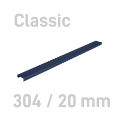 Sina metalica structura panzata, A4, 151-180 pag.(20 mm) 10 buc/set, Metal -BIND OPUS - albastru