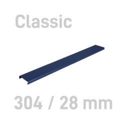 Sina metalica structura panzata, A4, 221-260 pag.(28 mm) 10 buc/set, Metal -BIND OPUS - albastru