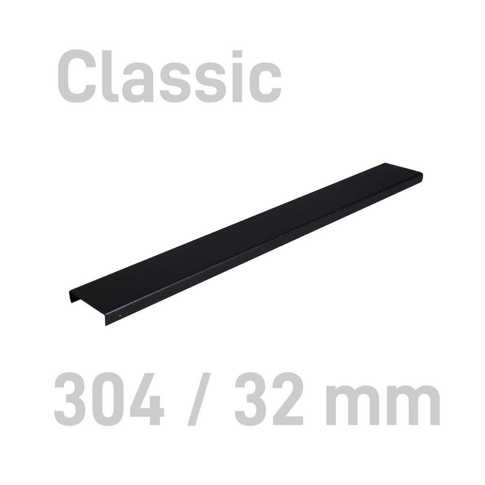 Sina metalica structura panzata, A4, 261-300 pag.(32 mm) 10 buc/set, Metal -BIND OPUS - negru