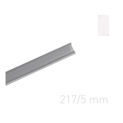 Sina metalica lucioasa, A5,15-35 pag.( 5 mm) 10 buc/set OPUS - alb