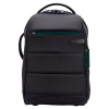 Rucsac troller BESTLIFE Cplus, 43x32x21cm, compartiment tableta si laptop 15.6 inch, negru/gri petro