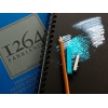 Bloc desen 1264 Black Drawing, A5, 200gr, 20 file, cu spirală Fabriano - imagine 2