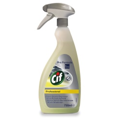 CIF Professional, cu pulverizator, degreseaza, curata si indeparteaza mirosuri, 750ml