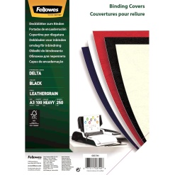 COPERTI CARTON A3 NEGRE 100/TOP FELLOWES