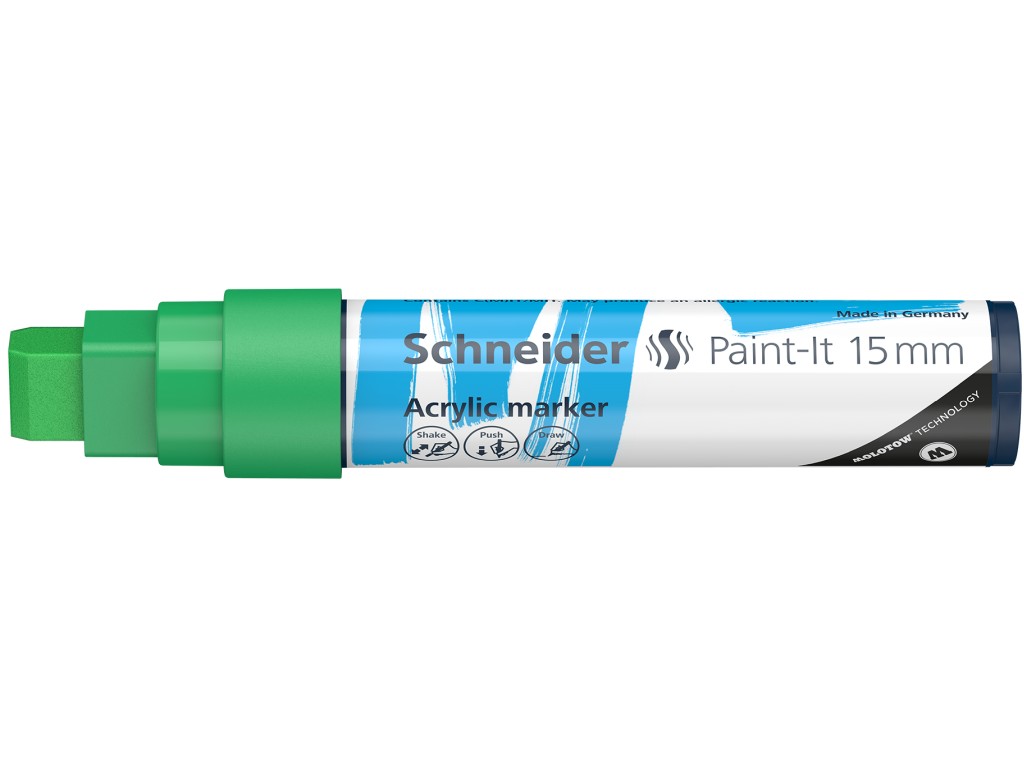 Marker cu vopsea acrilică Paint-It 330 15 mm Schneider - imagine 3