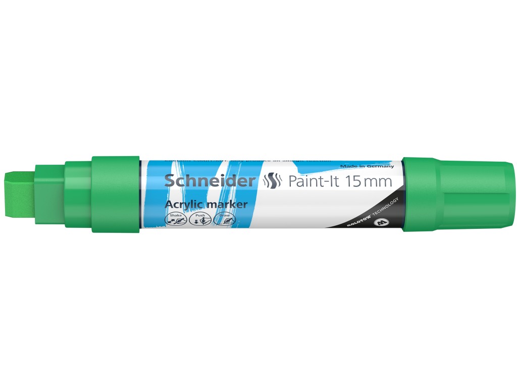Marker cu vopsea acrilică Paint-It 330 15 mm Schneider - imagine 4