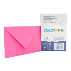 Alternative view of Plic color pentru invitatie Colorarte Fantasia, fuchsia, 90g/mp, 120x180mm, set 25 buc