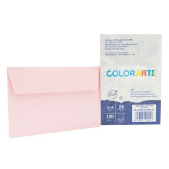 Alternative view of Plic color pentru invitatie Colorarte Perla, roz perlat, 120g/mp, 120x180mm, set 25 buc