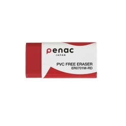 Radiera PENAC, 100% cauciuc, 59 x 21 x 10mm - culoare rosie