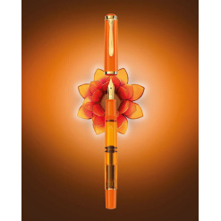 STILOU CLASSIC M200 M EDITIE SPECIALA ORANGE DELIGHT PENITA OTEL+ACCESORII PLACATE AUR CUTIE CADOU