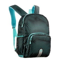 Rucsac ZIPIT Mesh Black & Blue, cu buzunare laterale