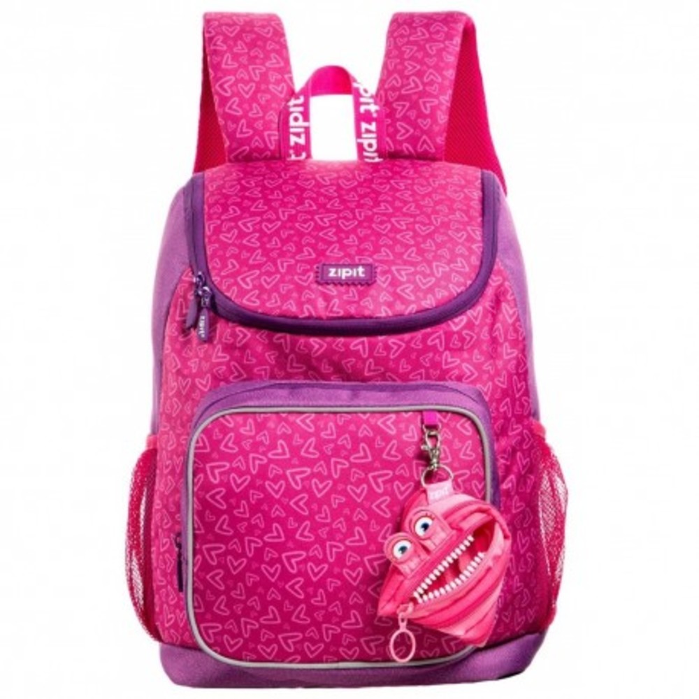Rucsac Zipit Wildlings Premium - roz cu mini buzunar gratuit
