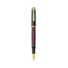 STILOU CLASSIC M200 F EDITIE SPECIALA RED MARBLED PENITA OTEL+ACCESORII PLACATE AUR NEGRU/ROSU CUTIE CADOU