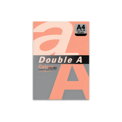 Hartie color pentru copiator A4, 75gsm, 100coli/top, Double A - corai