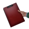 Clipboard dublu A4 PREMIUM imitatie piele culoare VISINIU