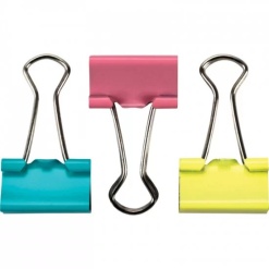 Clips metalic 19mm  culori metalizate