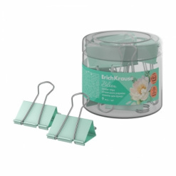 Clipsuri color pastel mint diametrul de 32mm 9 buc/borcan
