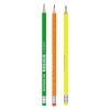 Creion ascutit HB cu guma corp din lemn gradat 15 cm 50 buc/borcan