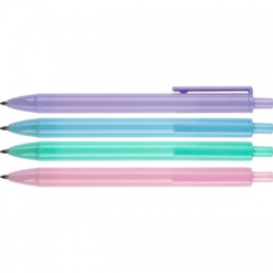 Creion mecanic mina de 0.5mm HB corp pastel 24 buc/display