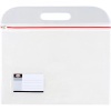 Mapa plastic A4 cu fermoar si maner 24 buc/set
