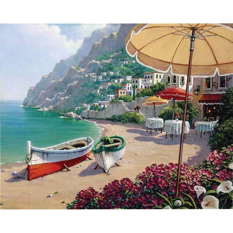 Panza pictura pe numere Portofino 40x50 cm