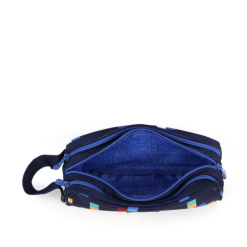 Penar Cubik cu 3 compartimente dimensiune 22x9x9 cm ALBASTRU MARIN