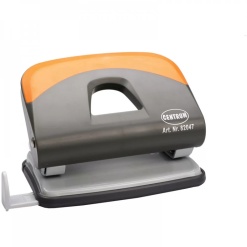 Perforator cu limitator si grip din cauciuc gama bicolora 20 de coli