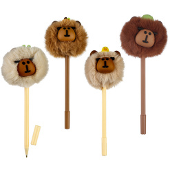 Pix CAPYBARA POMPOM mina 0.7 mm culoare albastru 16 buc/display