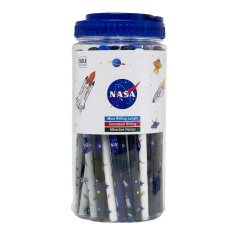 Pix Nasa 3012 cu capac, 50 buc/borcan, mina albastra, modele asortate NASA