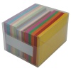 Plic + card Colorarte Fantasia, 5 culori intense si 5 culori pastel, 90x140mm, set 100 buc - imagine 3