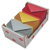 Plic + card Colorarte Fantasia, 5 culori intense si 5 culori pastel, 90x140mm, set 100 buc - imagine 2
