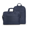 Servieta si Ghiozdan din material poliester 42x31x8  si 31x44x10 cm BLEUMARIN