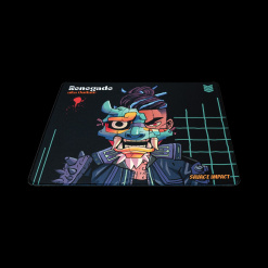 Alternative view of MousePAD A4TECH - gaming, Bloody "BP-45" Renegade Midnight, cauciuc si material textil, 450 x 400 x 5 mm, imagine, "BP-45 Renegade" 4711421 000949