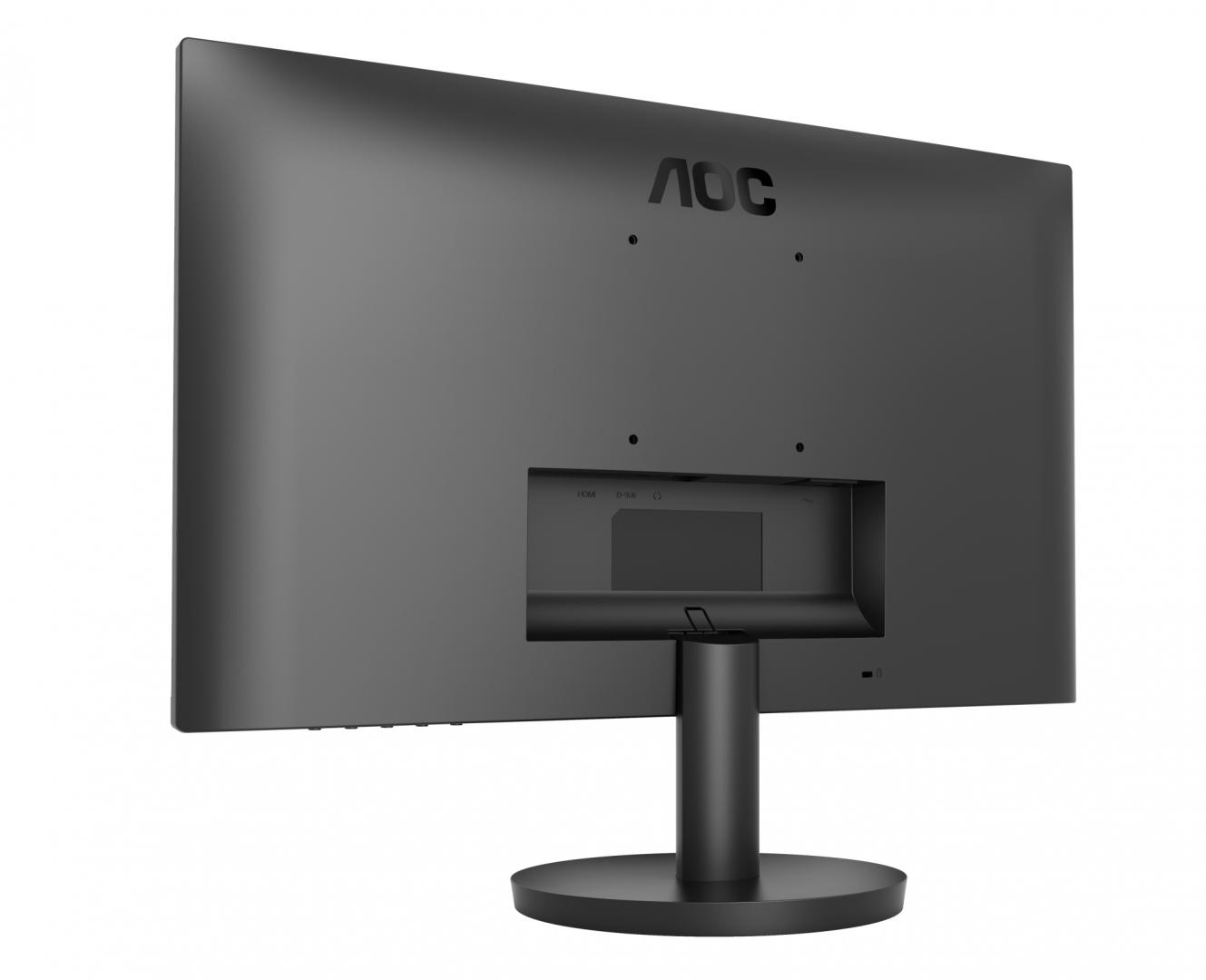 Monitor AOC 23.8" IPS FHD 1920x1080 120Hz 4ms (1ms MPRT) FlickerFree Boxe 2Wx2 VGA HDMI 24B3HA2 ( timbru verde 7 lei ) - imagine 8
