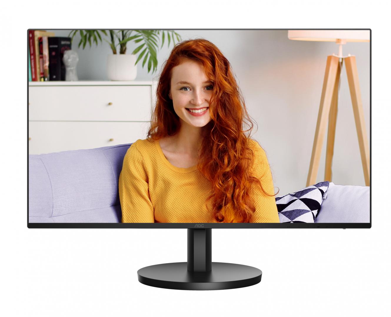 Monitor AOC 23.8" IPS FHD 1920x1080 120Hz 4ms (1ms MPRT) FlickerFree Boxe 2Wx2 VGA HDMI 24B3HA2 ( timbru verde 7 lei ) - imagine 4